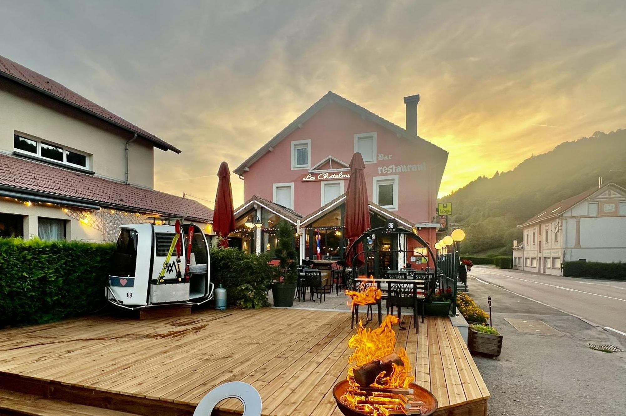 Logis Hotel, Chalets Et Restaurant Les Chatelmines La Bresse Zewnętrze zdjęcie